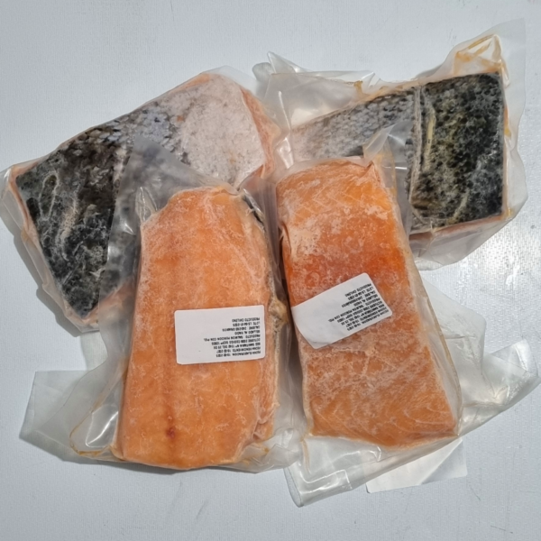 1 kg Salmón porción con piel